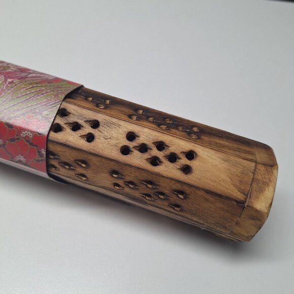 Incense Wooden Gift Box‎ Myrrh 20 Sticks 20 Cones Coffin Present Flora - Picture 6 of 8